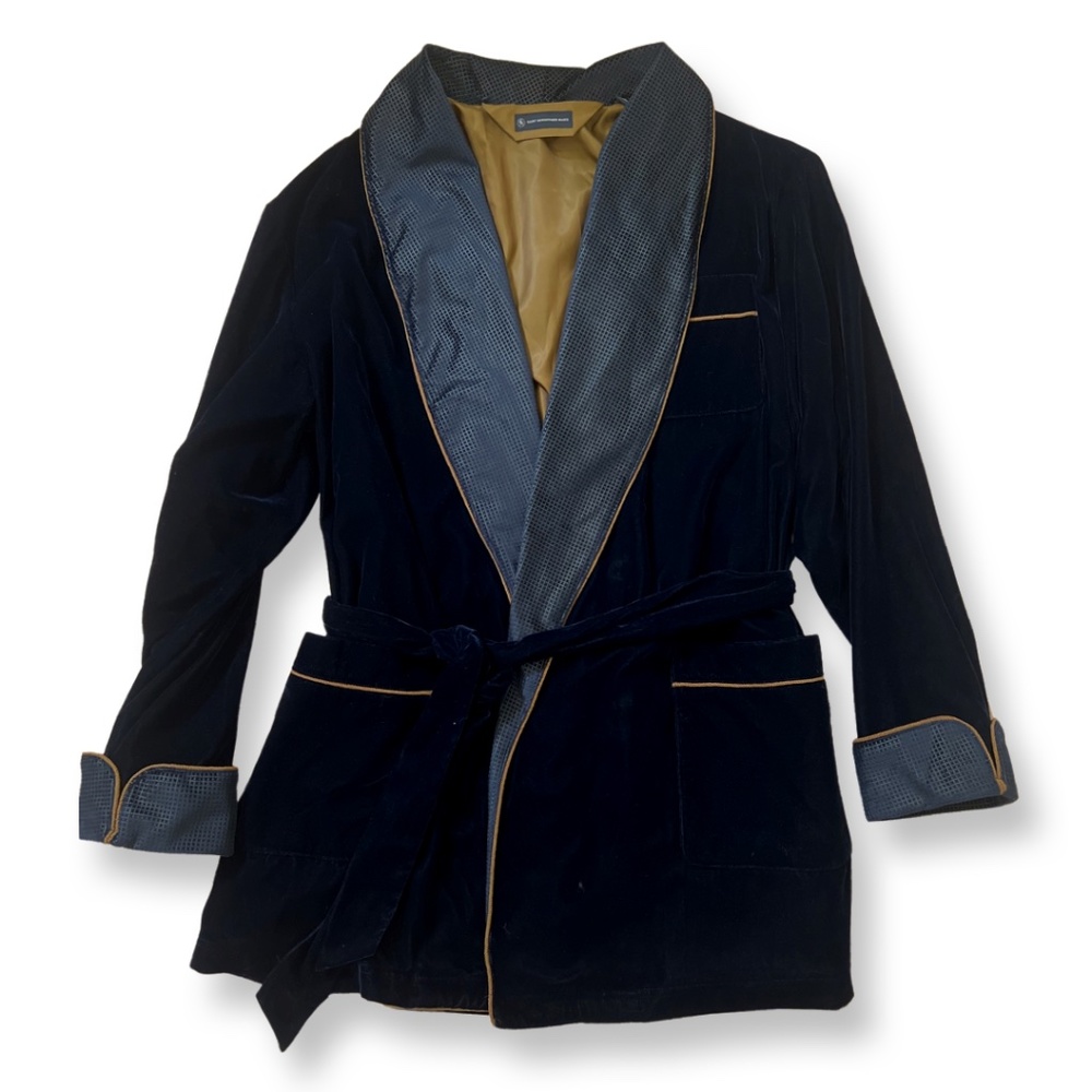 Hart Schaffer Marx Velvet Smoking Jacket one size